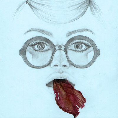 Anielka Hampson Drawing Study for Femme Fatale Series 7